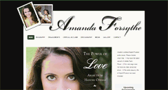 Desktop Screenshot of amandaforsythe.com