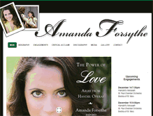 Tablet Screenshot of amandaforsythe.com